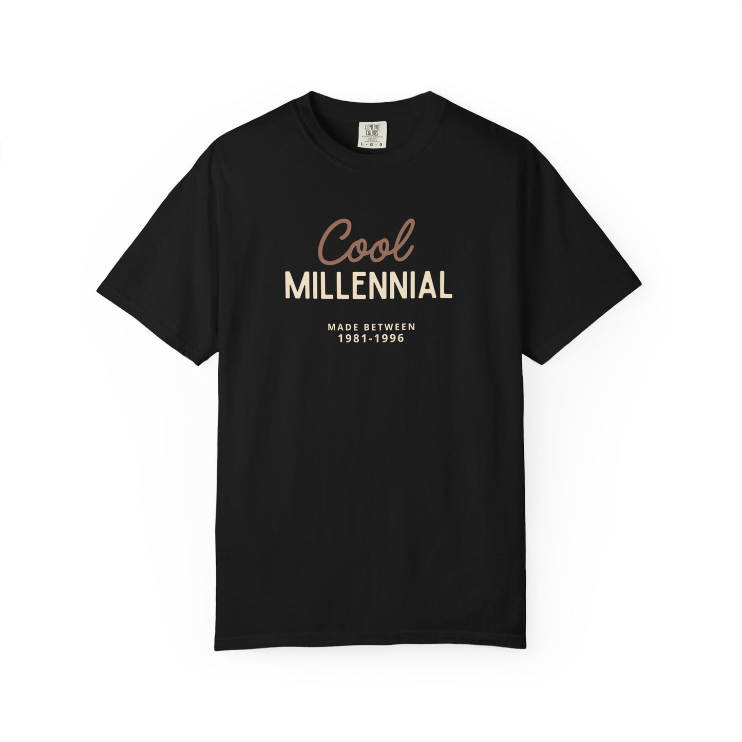 Cool Millennial T-Shirt — "Cool Millennial" Born 1981–1996 Retro Tee
